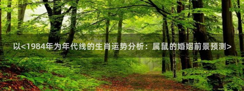 成都星耀国际电子有限公司：以<1984年为年代线的生肖运势分析：属鼠的婚姻前景预